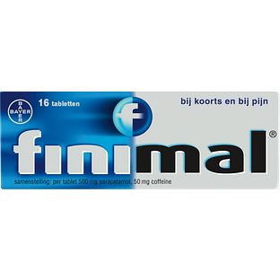 Finimal Paracetamol 500mg/Coffeine 50mg 16TB