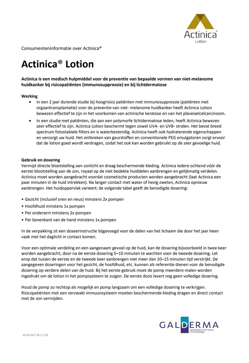 Lotion SPF50+ afbeelding van document #1, instructions