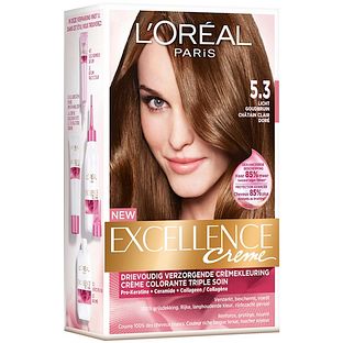 L'Oréal Paris Excellence 5.3 Licht Goudbruin 1ST L'Oréal Paris Excellence 5.3 Licht Goudbruin 1ST