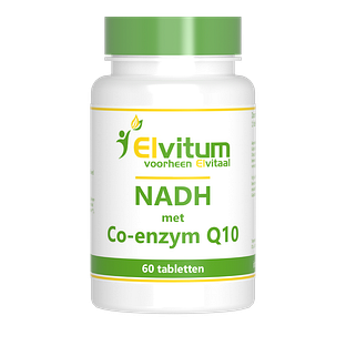 Elvitum NADH met Co-enzym Q10 Tabletten 60TB Elvitum NADH met Co-enzym Q10 Tabletten 60TB