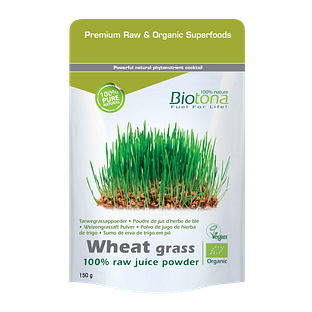 Biotona Wheat Grass 100% Raw Powder 150GR Biotona Wheat Grass 100% Raw Powder 150GR