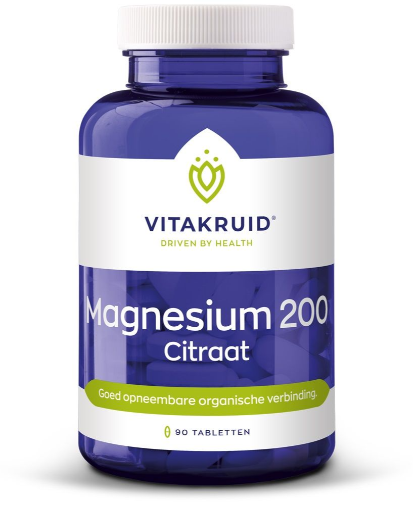 Vitakruid Magnesium 200 Citraat 90TB