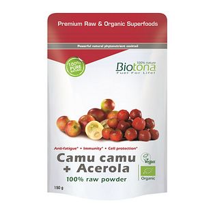 Biotona Biologische Camu Camu Acerola Raw Poeder 150GR