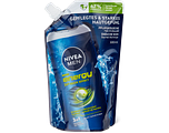 Nivea Men Energy 3-in-1 Douchegel Navulling 500ML Nivea Men Energy 3-in-1 Douchegel Navulling 500ML