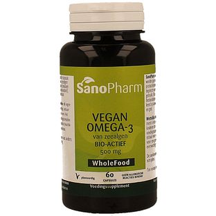 Sanopharm Vegan Omega-3 Capsules 60CP Sanopharm Vegan Omega-3 Capsules 60CP