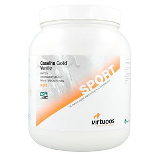 Virtuoos Caseïne Gold Vanille Eiwitten Poeder 900GR Virtuoos Caseïne Gold Vanille Eiwitten Poeder 900GR
