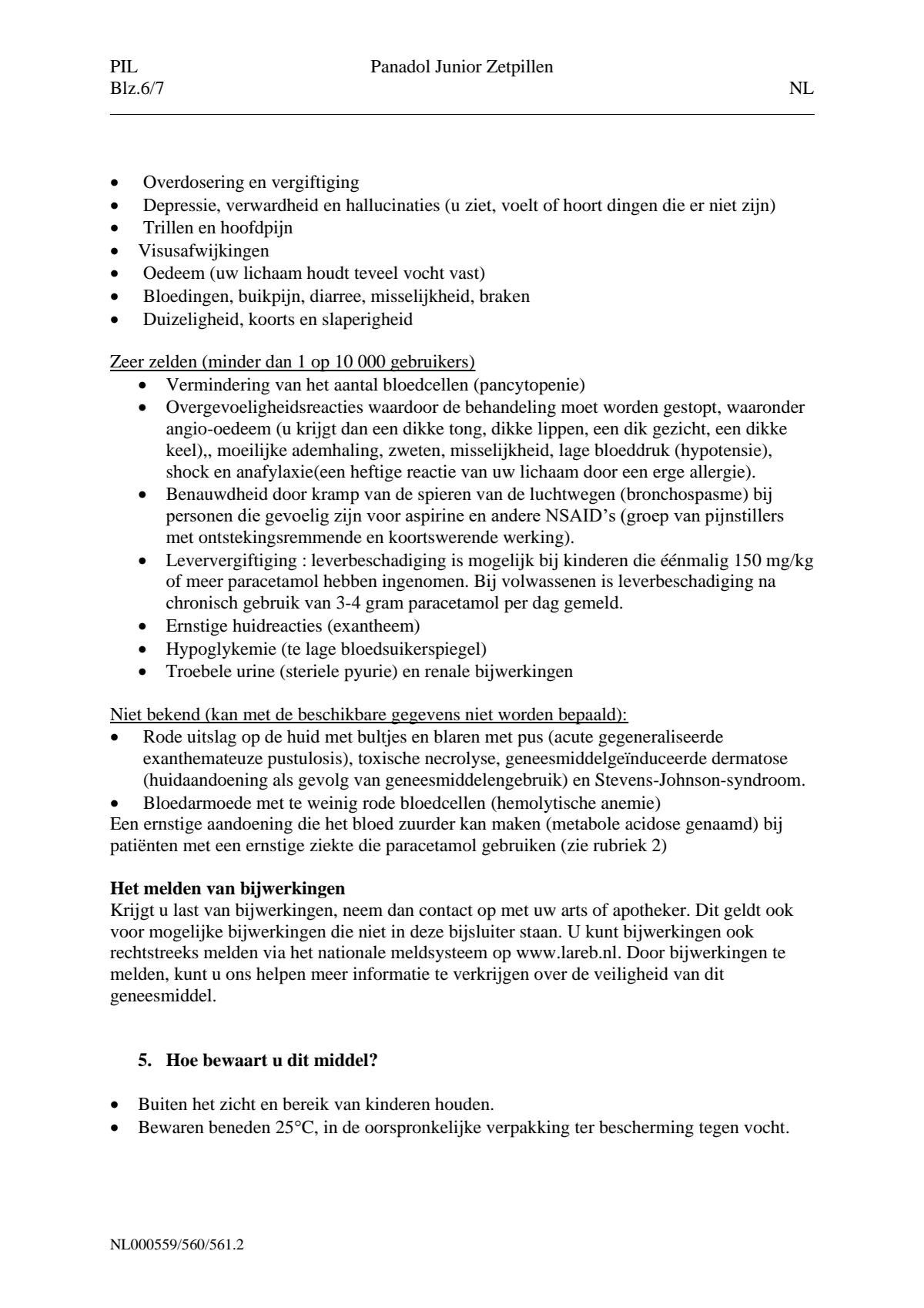 Junior Zetpillen 500mg - vanaf 6 jaar afbeelding van document #6, leaflet