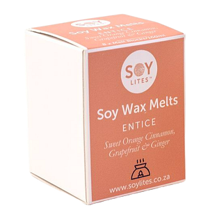 Soylites Soy Wax Melts Entice Sweet Orange Cinnamon 8ST