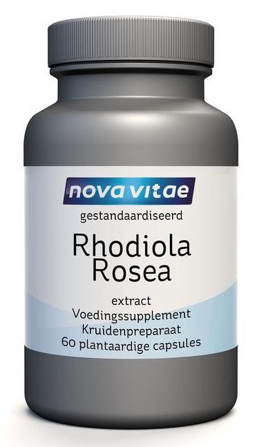 Nova Vitae Rhodiola Rosea Extract Capsules 60st afbeelding