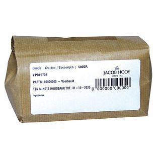 Jacob Hooy Frambozenblad Gesneden 500GR