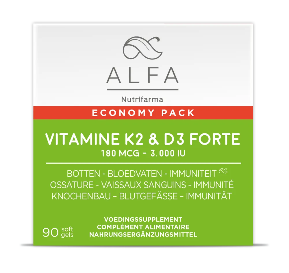 Alfa Vitamine K2 & D3 Forte 90SG