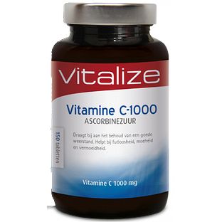 Vitalize Vitamine C-1000 Ascorbinezuur Tabletten 150TB