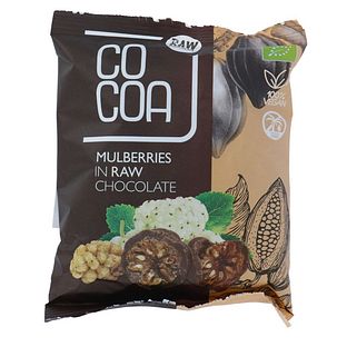 Cocoa Chocolade Moerbeien 70GR