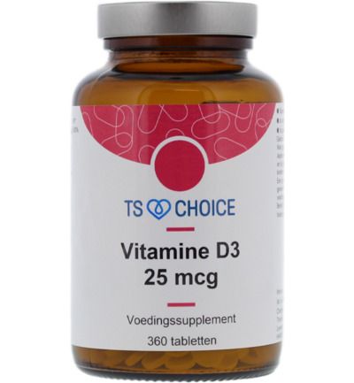 TS Choice Vitamine D3 25 mcg Tabletten 360TB