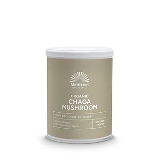 Mattisson HealthStyle Mattisson Biologisch Chaga Mushroom Poeder 100GR