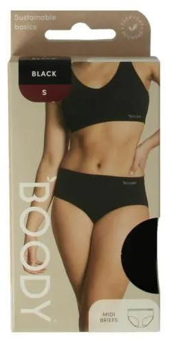 Boody Midi Heupslip Zwart S