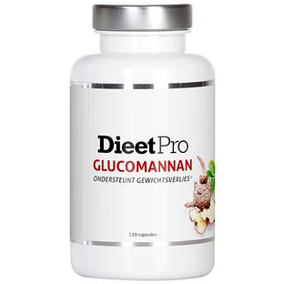 DieetPro Glucomannan Afslankpillen 120CP