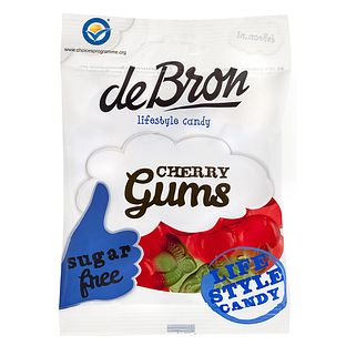 de Bron Suikervrije Cherry Gums 42GR