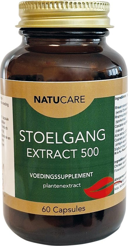 Natucare Stoelgang Extract 500 Capsules afbeelding