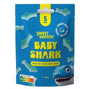 Sweet-Switch Baby Shark Suikervrije Snoepjes 100GR