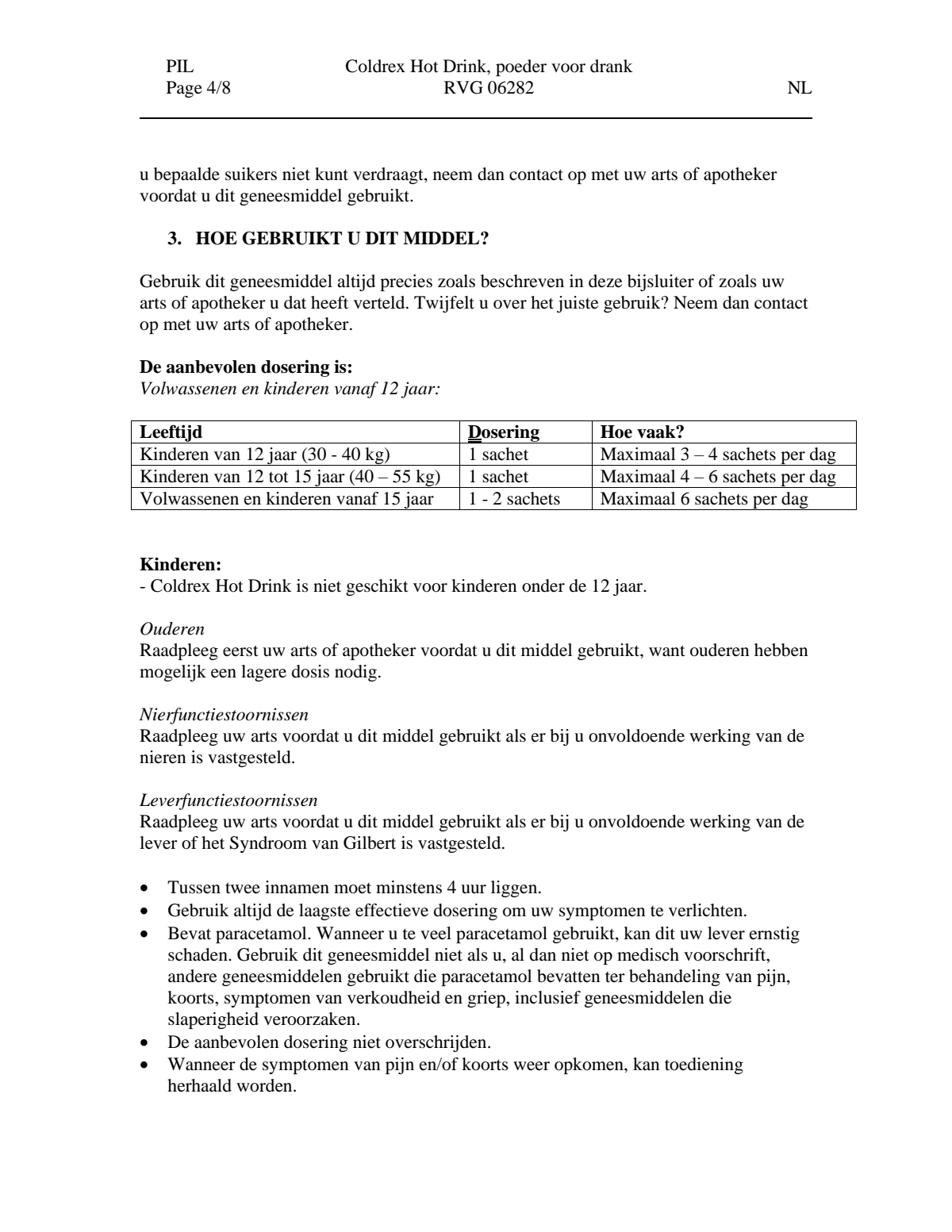 Hot Drink - Bij griep en verkoudheid afbeelding van document #4, leaflet