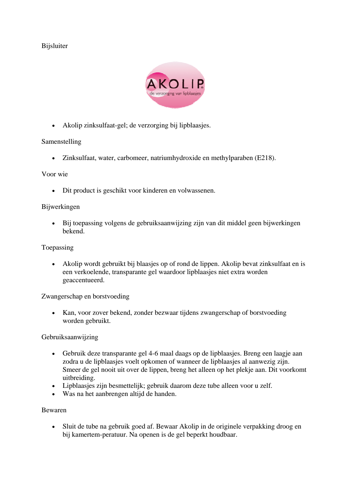 Lipblaasjes Gel afbeelding van document #1, instructions