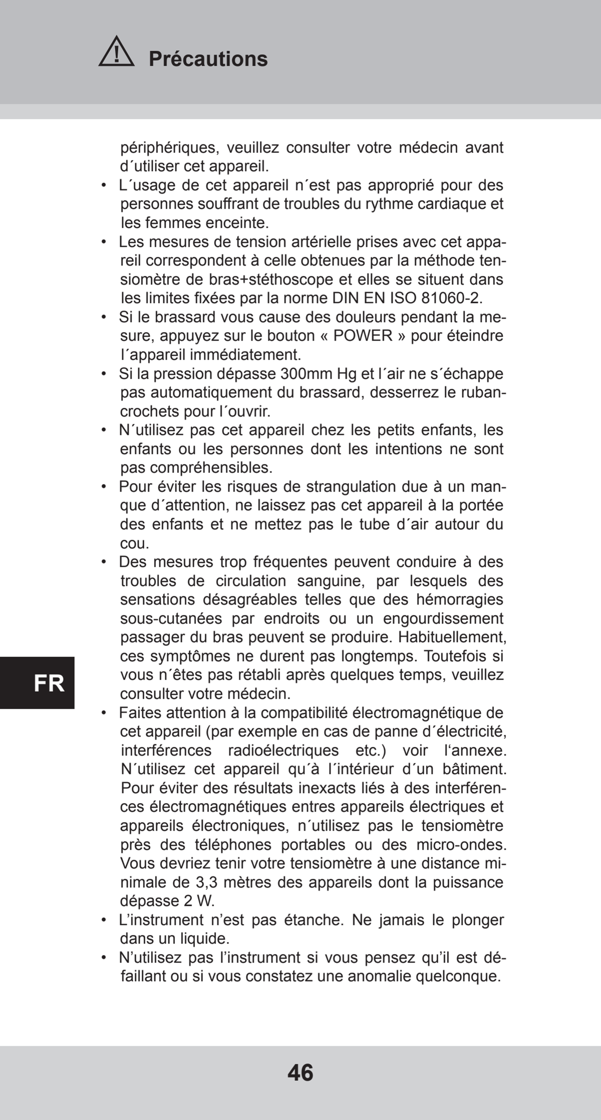 Bovenarm Bloeddrukmeter Desktop afbeelding van document #46, instructions