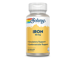 Solaray Iron 50mg Capsules 60CP