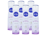 Nivea Fresh Sensation Anti-Transpirant Spray Voordeelverpakking 6x150ML