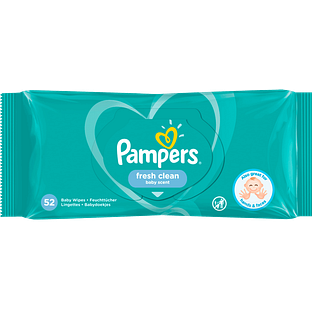 Pampers Fresh Clean Babydoekjes 52ST