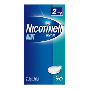 Nicotinell Zuigtablet Mint 2 mg - voor stoppen met roken 96ST