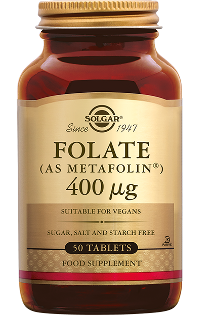 Solgar Folate (Folaat) 400 mcg Tabletten 50TB
