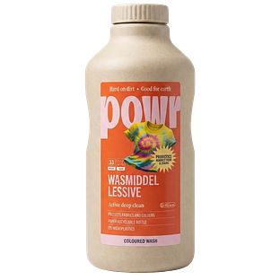 Powr Vloeibaar Wasmiddel Gekleurde Was 1LT Powr Vloeibaar Wasmiddel Gekleurde Was 1LT