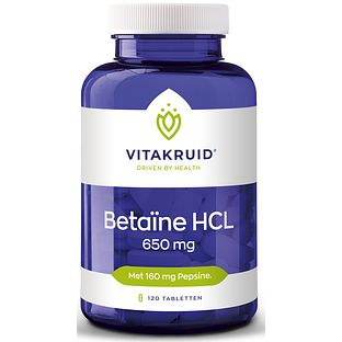 Vitakruid Betaïne HCL 650 mg Tabletten 120TB