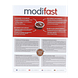 Modifast Intensive Weight Loss Pudding Chocolate 440GR achterkant verpakking
