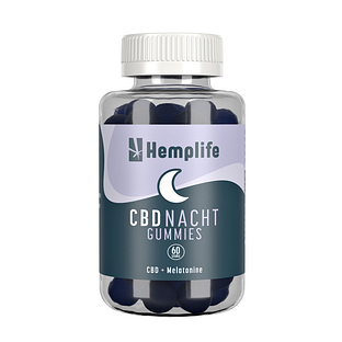 Hemplife CBD + Melatonine Nacht Gummies 60ST