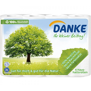 Danke 3-Laags Keukenpapier 4ST Danke 3-Laags Keukenpapier 4ST
