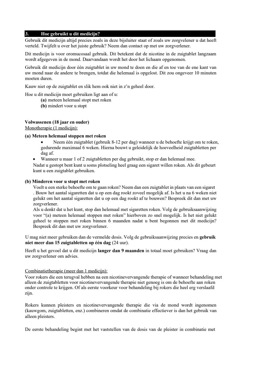 Minizuigtabletten Mint 2.0mg afbeelding van document #4, leaflet