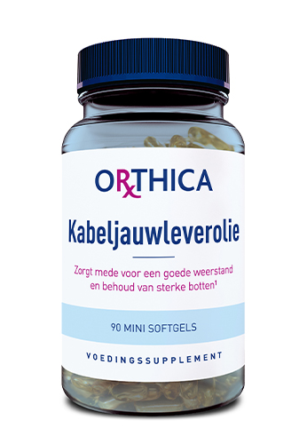 Orthica Kabeljauwleverolie Softgels 90SG