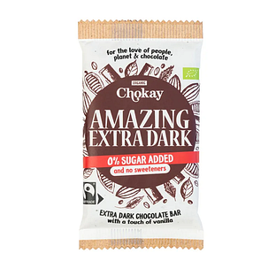 Chokay Amazing Extra Dark Chocolate Bar 70GR Chokay Amazing Extra Dark Chocolate Bar 70GR