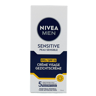 Nivea Men Sensitive Gezichtscrème SPF15 75ML