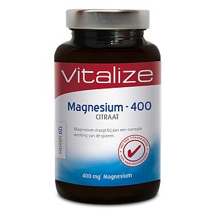 Vitalize Magnesium-400 Citraat Tabletten 120TB