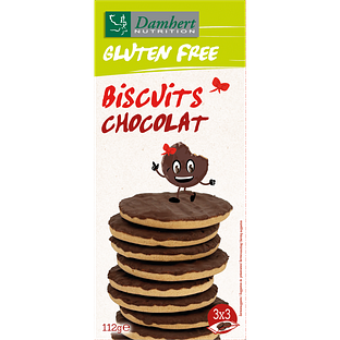 Damhert Gluten Free Biscuits Chocolat 112GR