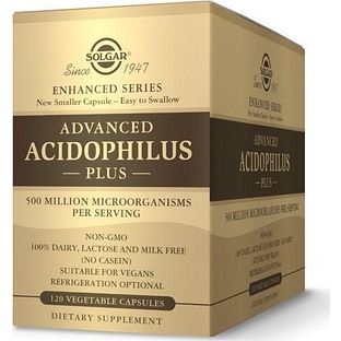 Solgar Advanced Acidophilus Plus Capsules 120VCP