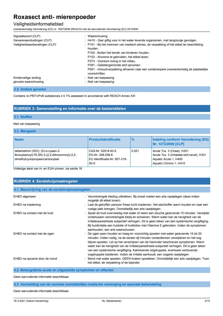 Anti Mieren Poeder afbeelding van document #2, extra_info