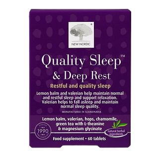 New Nordic Quality Sleep & Deep Rest Tabletten 60TB New Nordic Quality Sleep & Deep Rest Tabletten 60TB