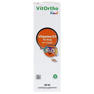 VitOrtho Kind Vitamine D3 10mcg Druppels 20ML