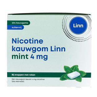 Linn Nicotine Kauwgom Mint 4mg 204ST