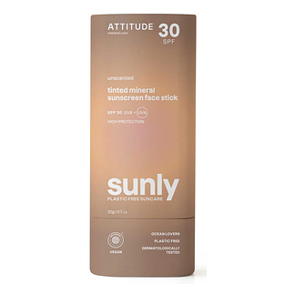 Attitude Sunly SPF30 Tinted Sunscreen Face Stick 20GR