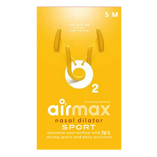 Airmax Sport Nasal Dilator Small/Medium 2ST Airmax Sport Nasal Dilator Small/Medium 2ST